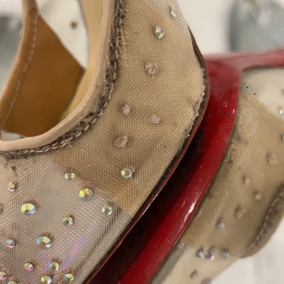 CHRISTIAN LOUBOUTIN FOLLIES STRASS SIZE 38 - Picture 4 of 7